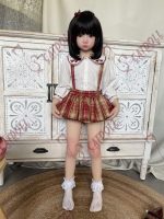 Poupée miniature réaliste UTDOLLS Maruko 109 cm en TPE (tête en silicone souple)