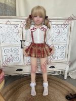 UTDOLLS Oksana 109CM Mini poupée réaliste en TPE (tête en silicone souple)