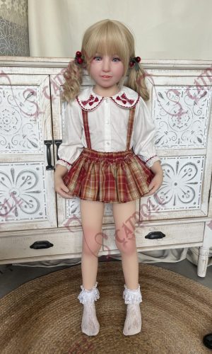 UTDOLLS Oksana 109CM Mini poupée réaliste en TPE (tête en silicone souple)