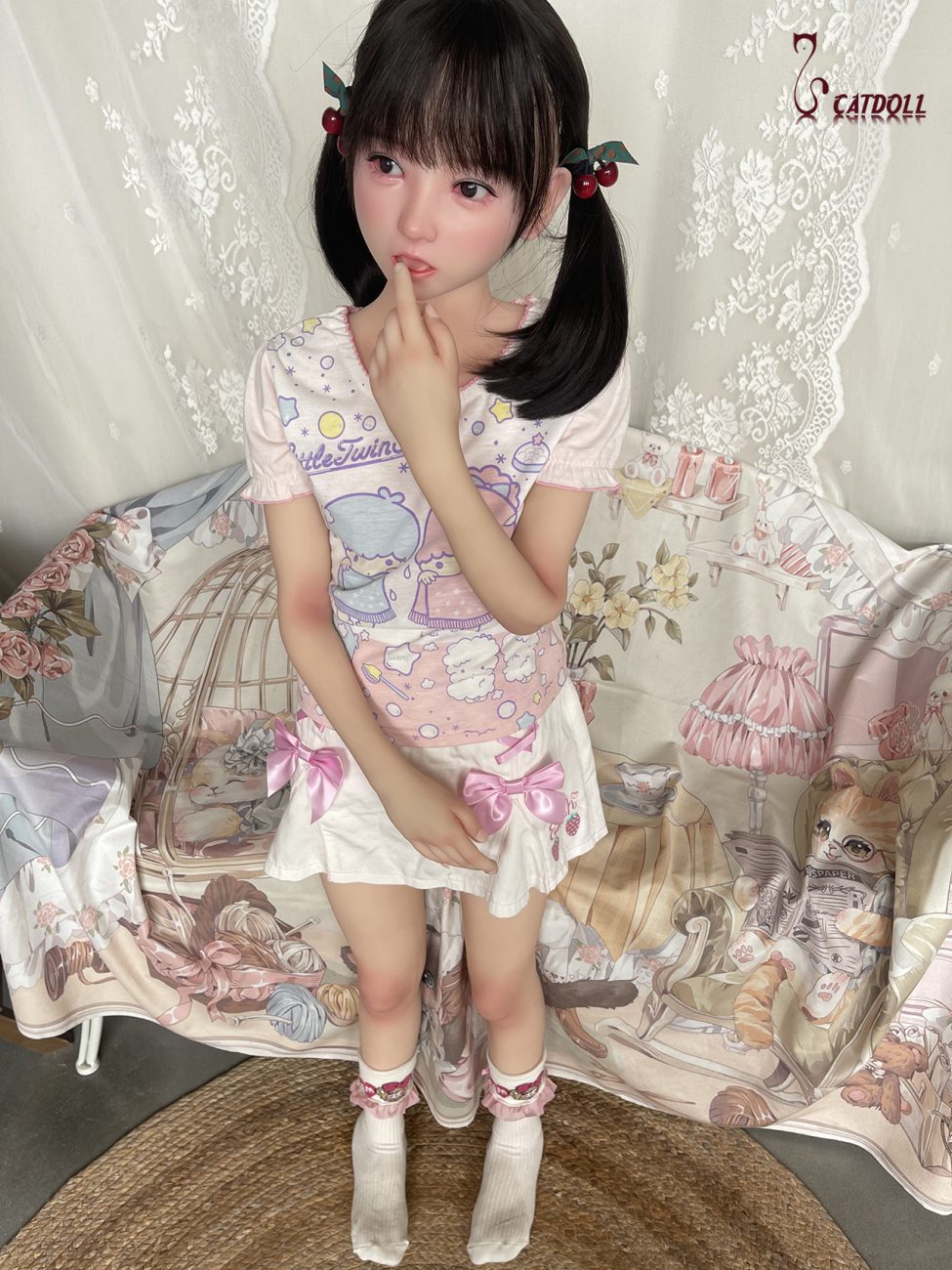 Yoyo UTDOLLS 138CM (corps en TPE avec tête en silicone souple) – Image 6