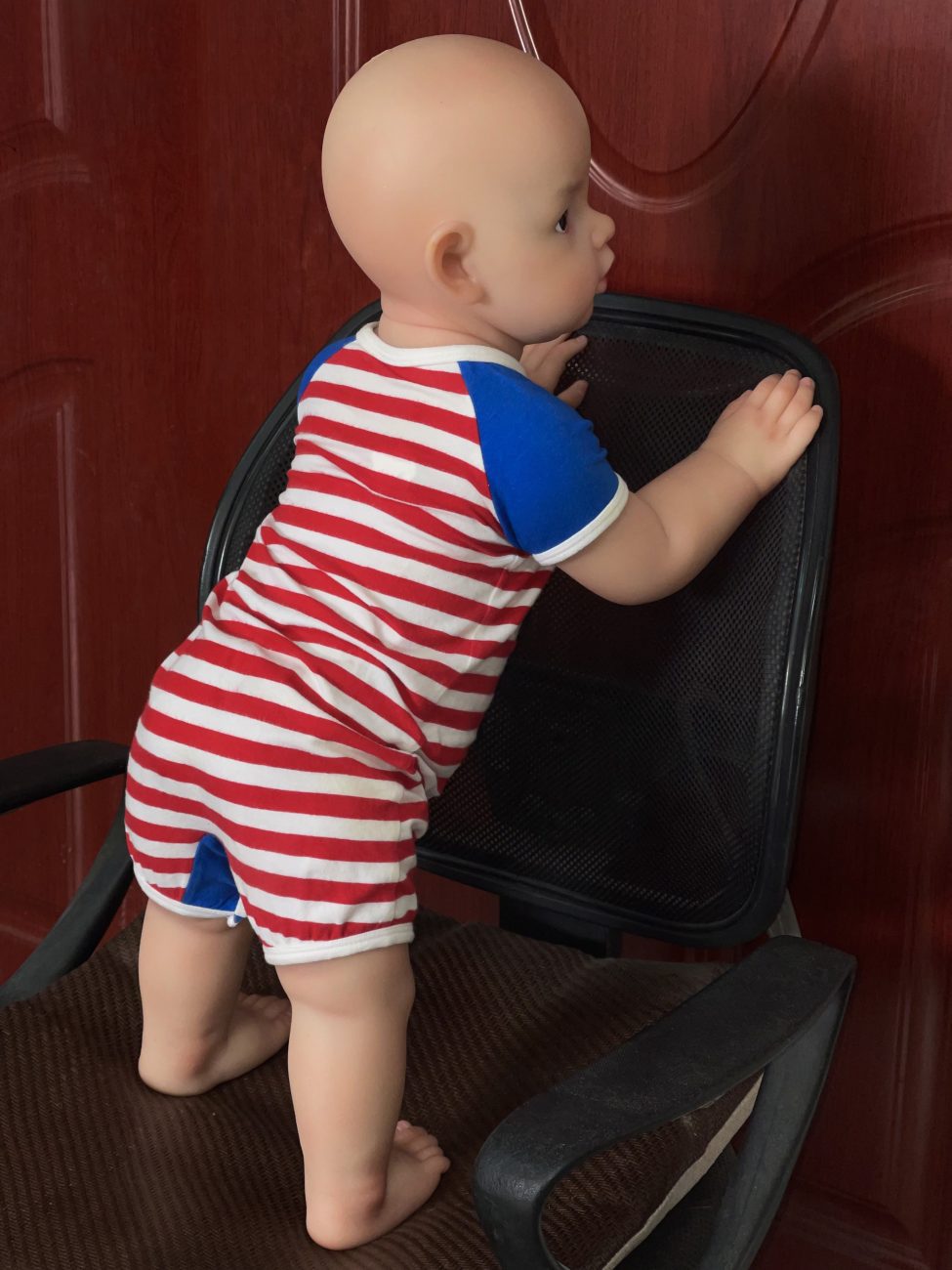 Poupée bébé garçon en silicone UTDOLLS 66 cm – Style nouveau-né réaliste – Image 8