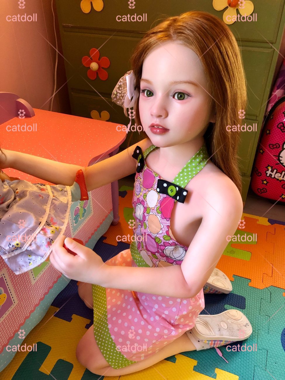 UTDOLLS Milana 115 cm (corps en TPE avec tête en silicone rigide) – Image 6