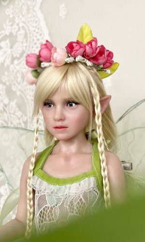 Poupée miniature réaliste en silicone Sasha de 60 cm (oreilles d'elfe) UTDOLLS
